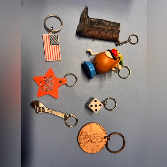 Vintage (1990s) Assorted Keychains - Fun and Unique Designs - Picture 1 of 10